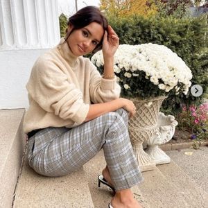 Backyard Roses Mila Plaid Pants